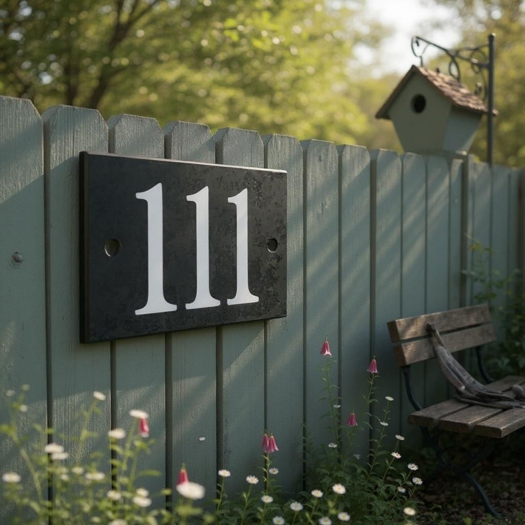 5"x3" (12.5cm x 7.5cm) Natural Slate House Sign Slate House Sign www.HouseSign.co.uk
