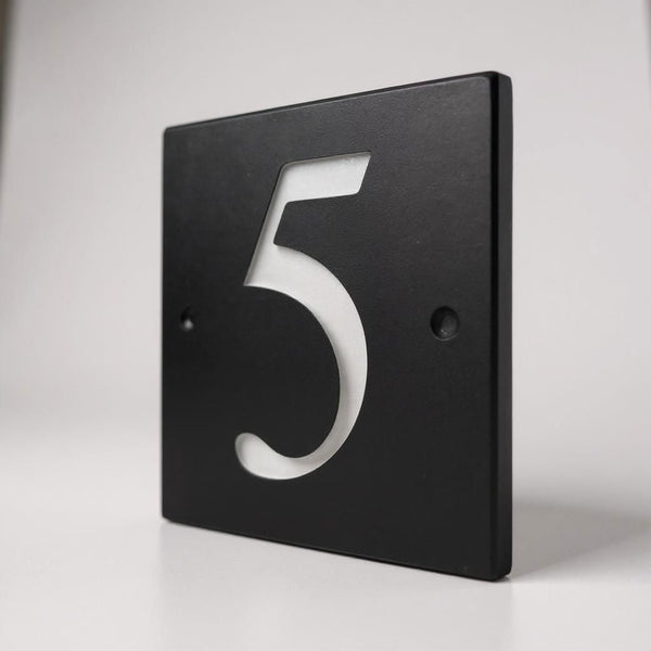 Natural Slate House Sign 10cm x 10cm Natural Slate House Sign www.HouseSign.co.uk