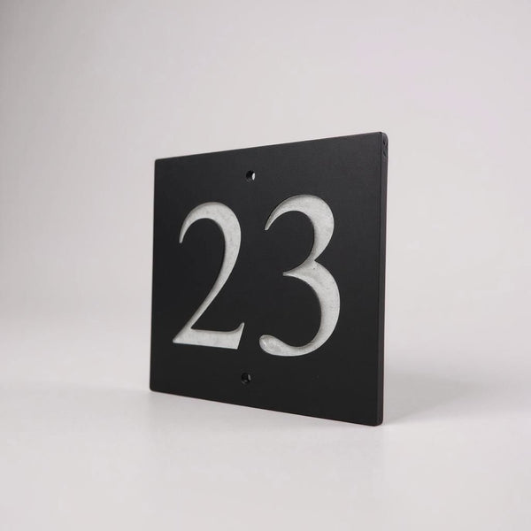 Natural Slate House Sign 10cm x 10cm Natural Slate House Sign www.HouseSign.co.uk