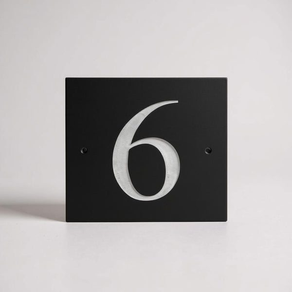 Natural Slate House Sign 10cm x 10cm Natural Slate House Sign www.HouseSign.co.uk