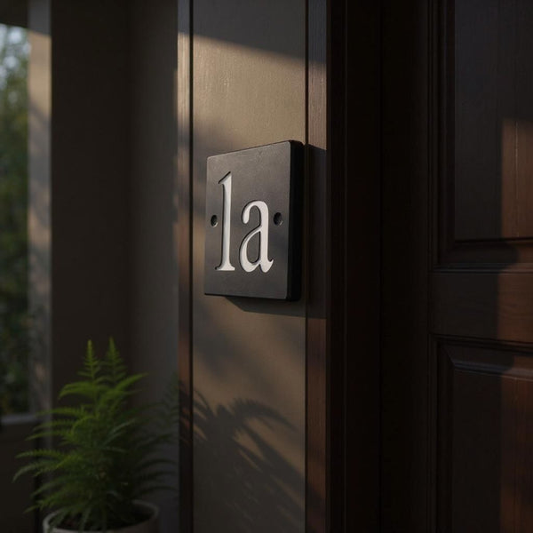 Natural Slate House Sign 10cm x 10cm Natural Slate House Sign www.HouseSign.co.uk