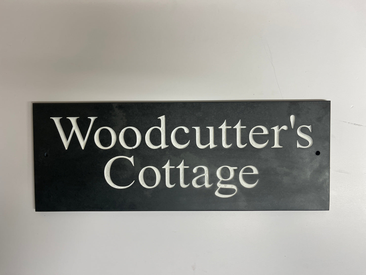 Natural Slate House Sign 16"x6" Slate Sign www.HouseSign.co.uk