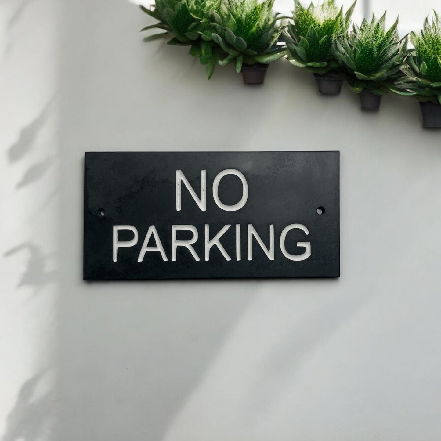No Parking Sign 20cm x 10cm Gate Signs www.HouseSign.uk