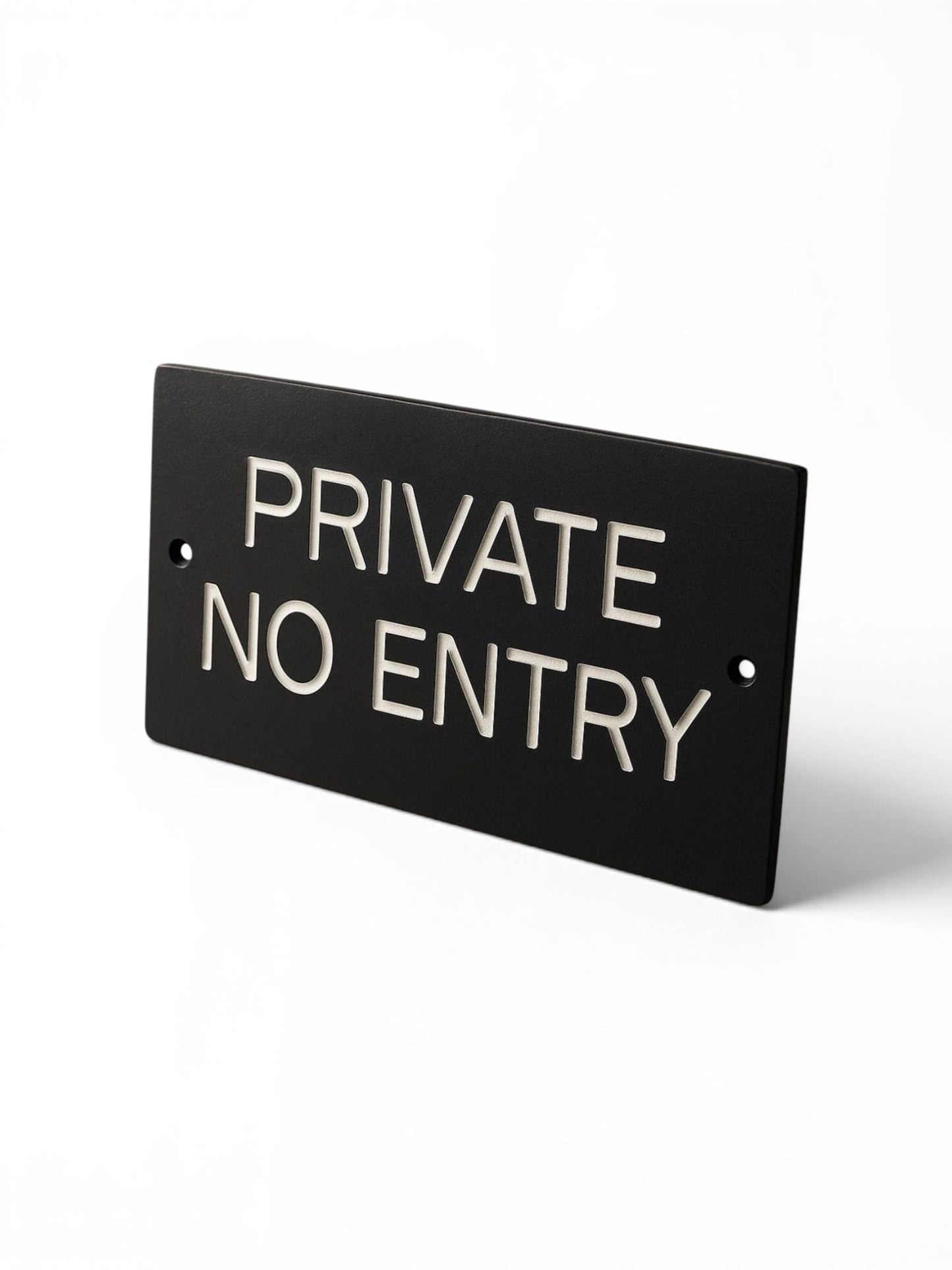 PRIVATE NO ENTRY 20cm x 10cm Gate Signs www.HouseSign.co.uk