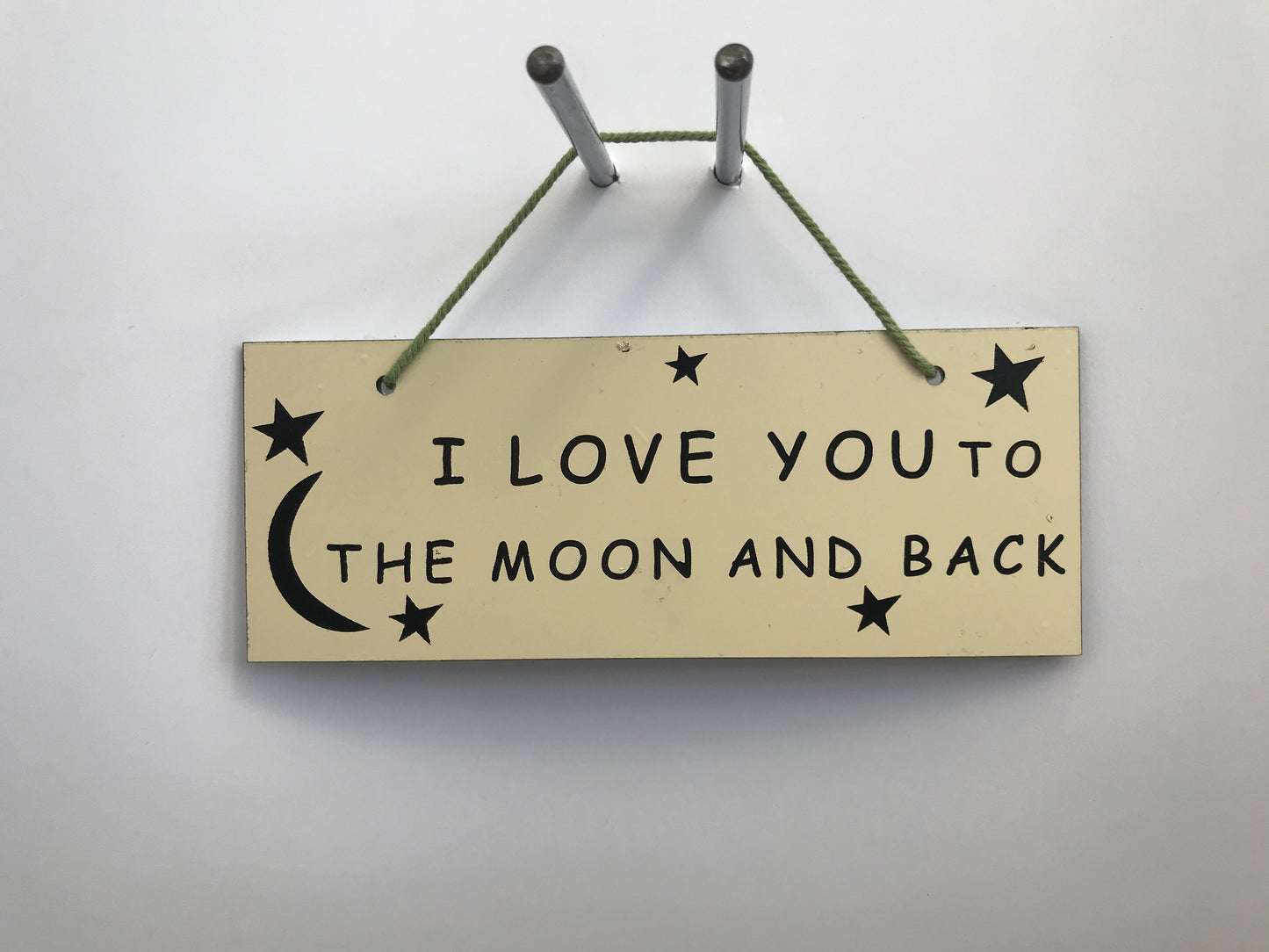 I love you to the moon and back Gifts www.HouseSign.co.uk