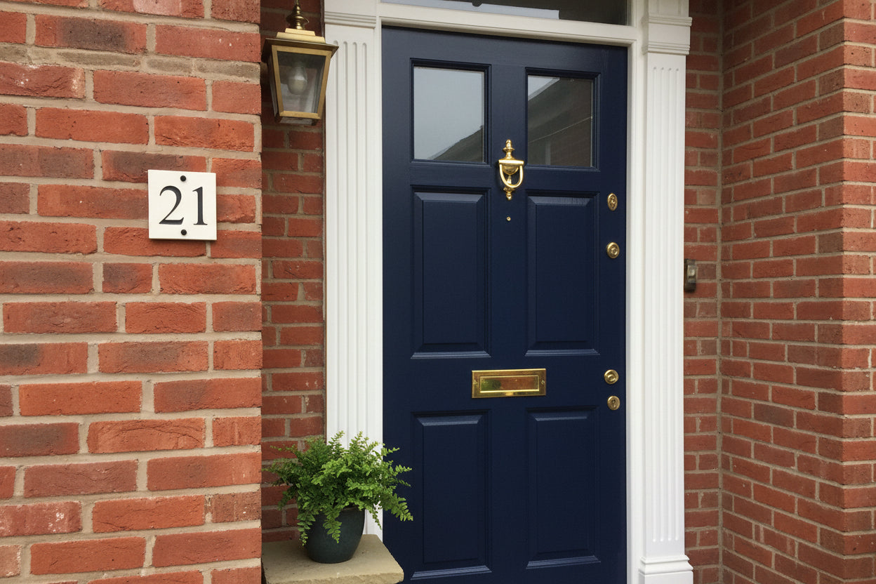 6"x6" = (15cm x 15cm) Natural Stone House Sign