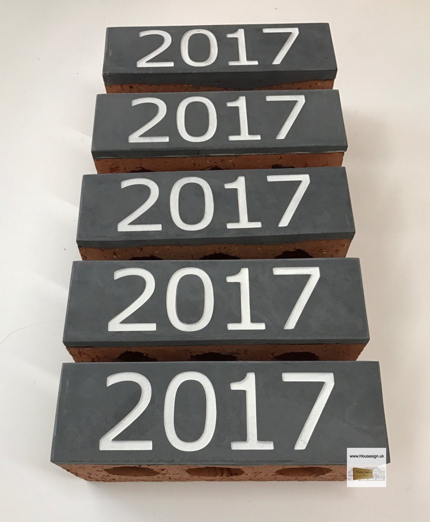 Natural Slate Brick Slate Sign www.HouseSign.co.uk