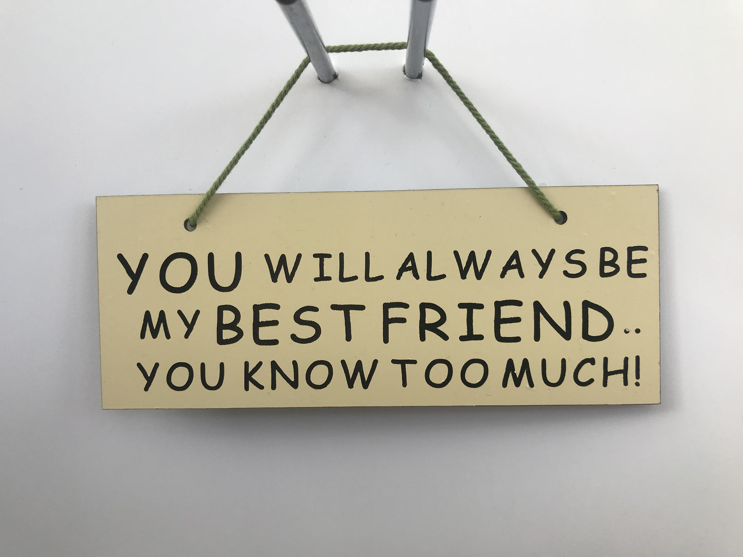 You will always be my friend Gifts www.HouseSign.co.uk