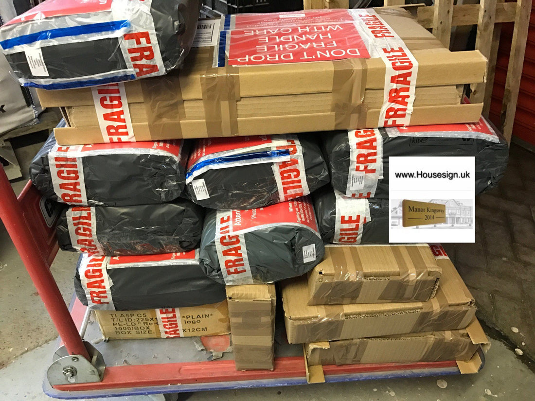 An example of today's packaging just show we take our delivery seriously