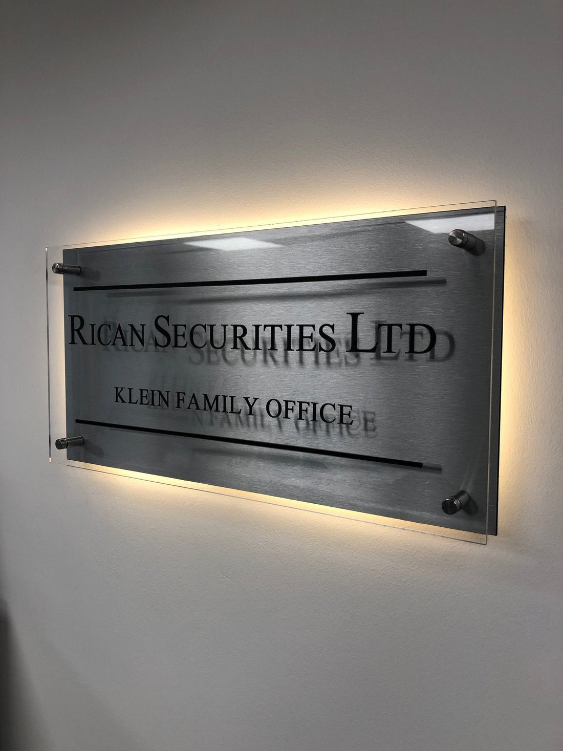 Large Acrylic backlight sign