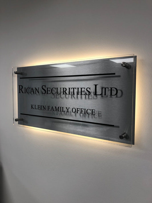 Large Acrylic backlight sign