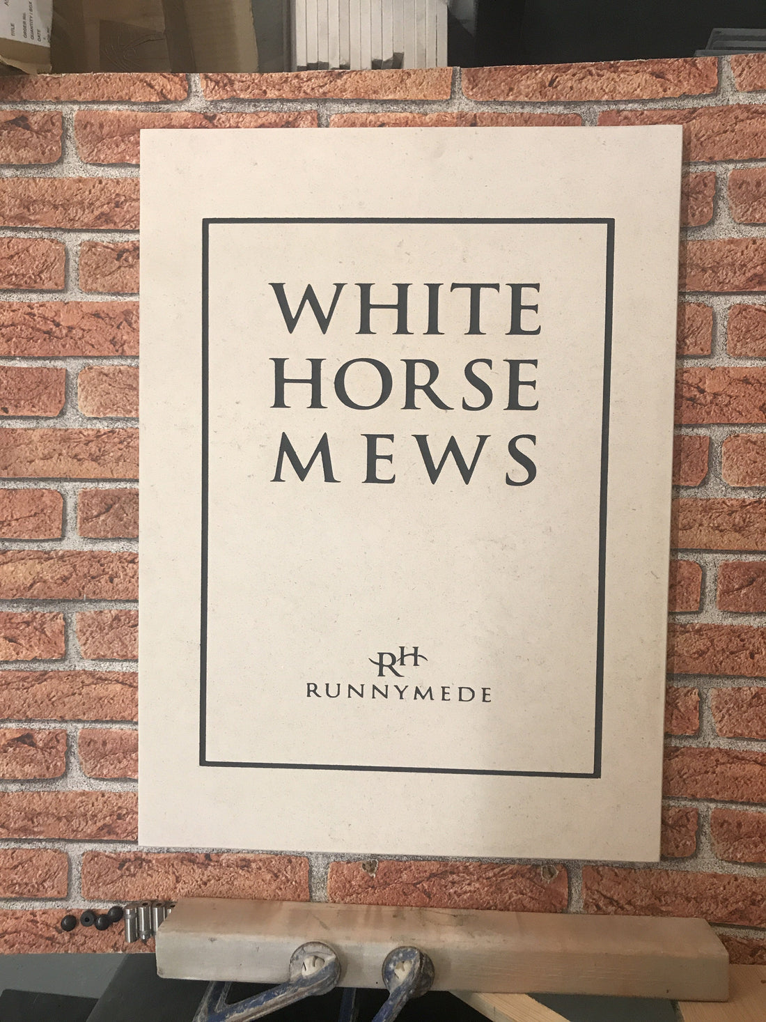 Large Stone Sign