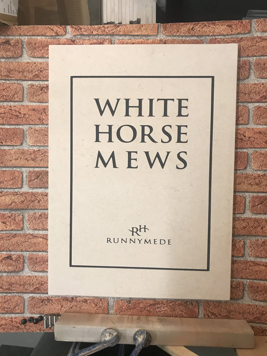 Large Stone Sign