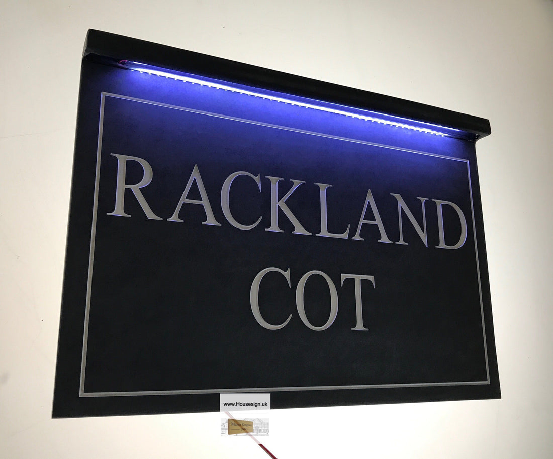 Slate LED sign