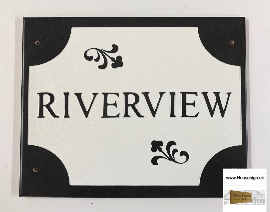 Spanish style house Sign