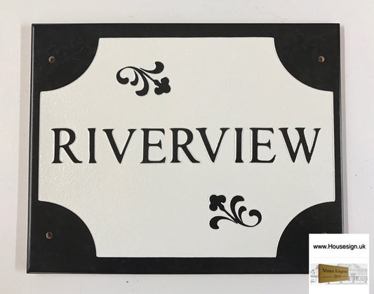 Spanish style house Sign