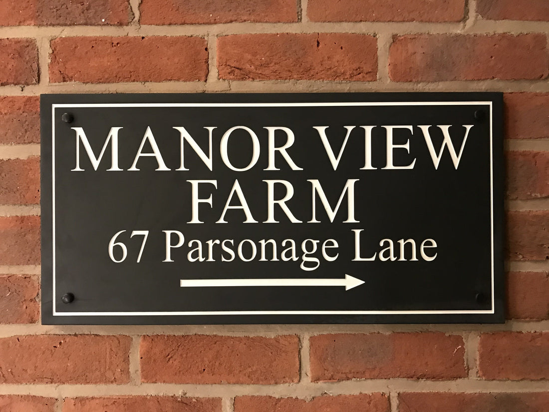 The sign with everything.