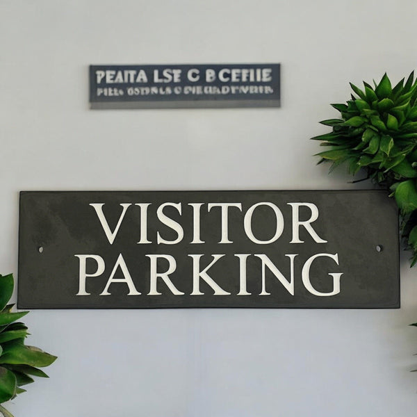 Introducing our stunning 41cm x 15cm Polished Natural Slate House Sign, designed to make a lasting impression! Crafted with durability in mind, it features beautifully carved lettering that enhances its elegance and visibility. Transform your home's entrance with this exquisite sign! www.HouseSign.co.uk