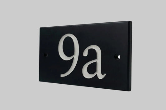 5"x3" (12.5cm x 7.5cm) Natural Slate House Sign Slate House Sign www.HouseSign.co.uk 