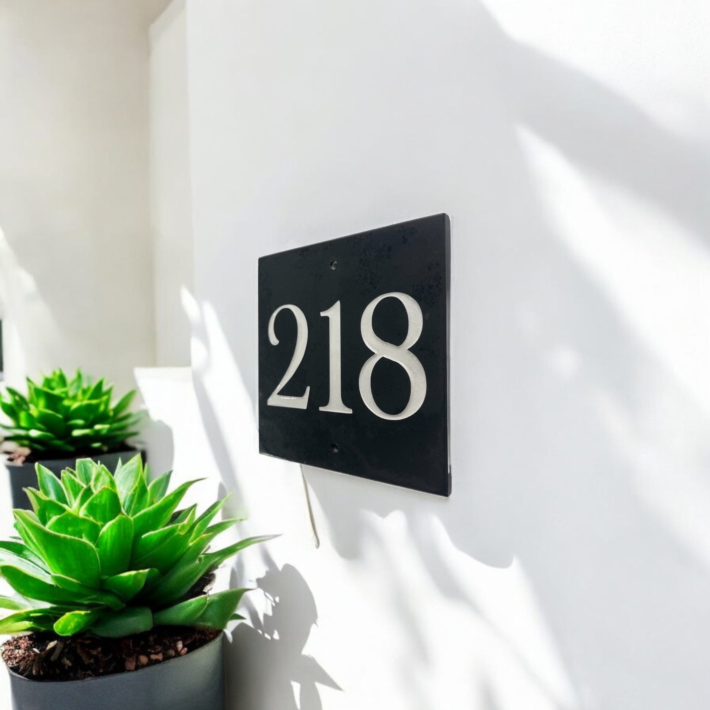 House Sign in Natural Slate Customised Address Signs 6