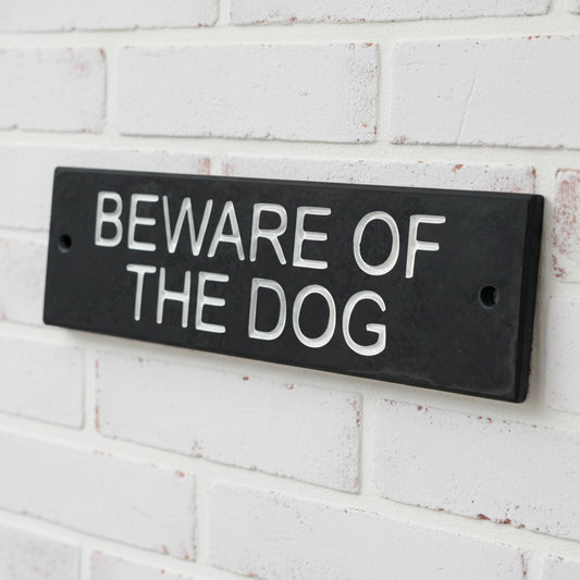 A Please Close The Gate Sign made in Natural Slate with polished edges and hard-wearing carved lettering www.HouseSign.co.uk