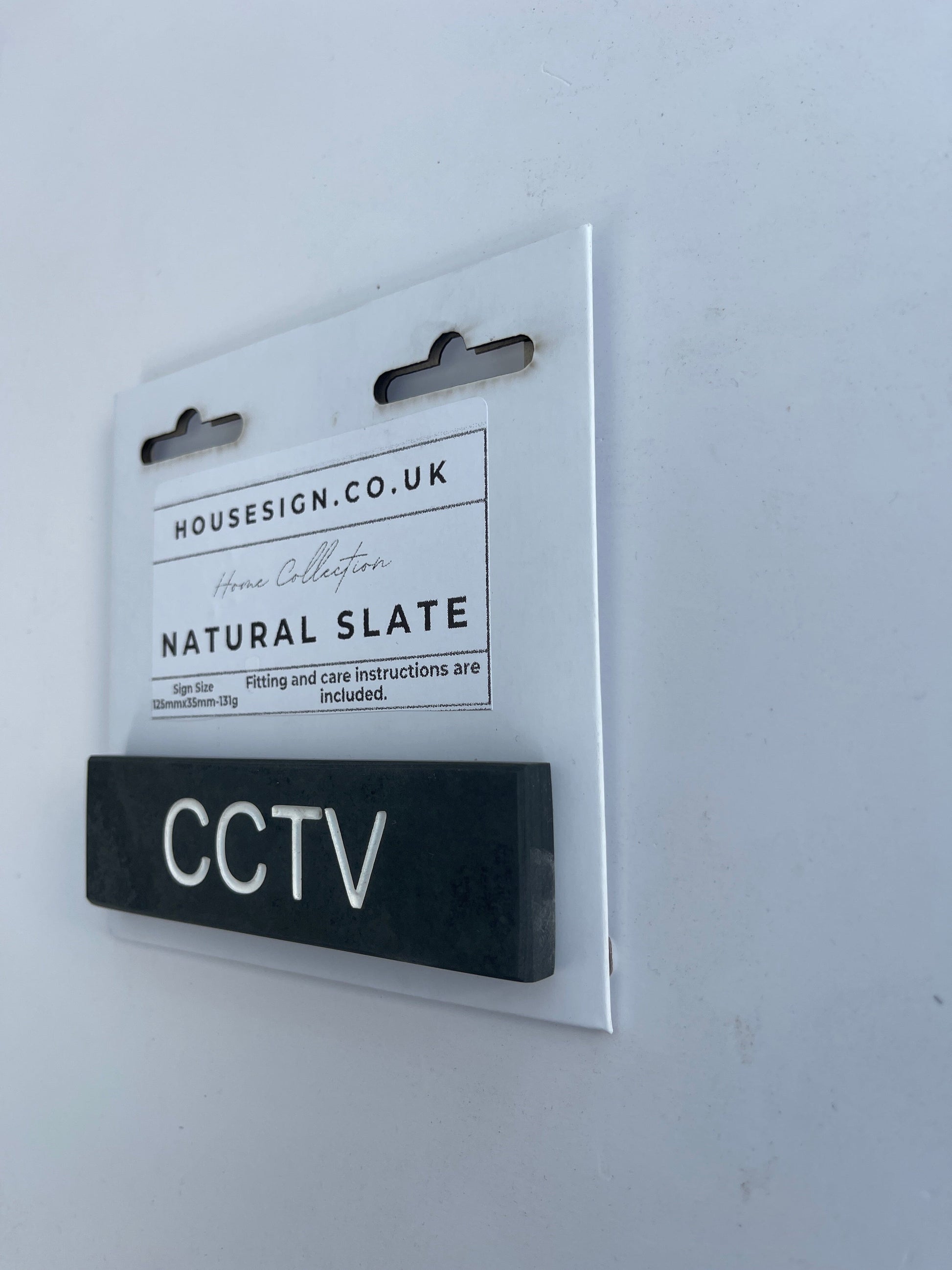 CCTV 125mm x 35mm Gate Signs www.HouseSign.co.uk 