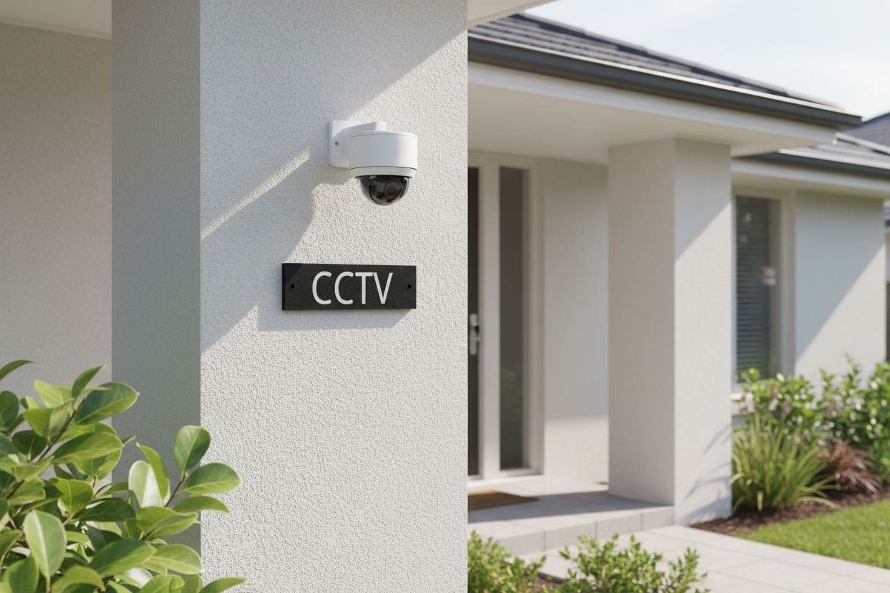 CCTV Sign Gate Signs www.HouseSign.co.uk 