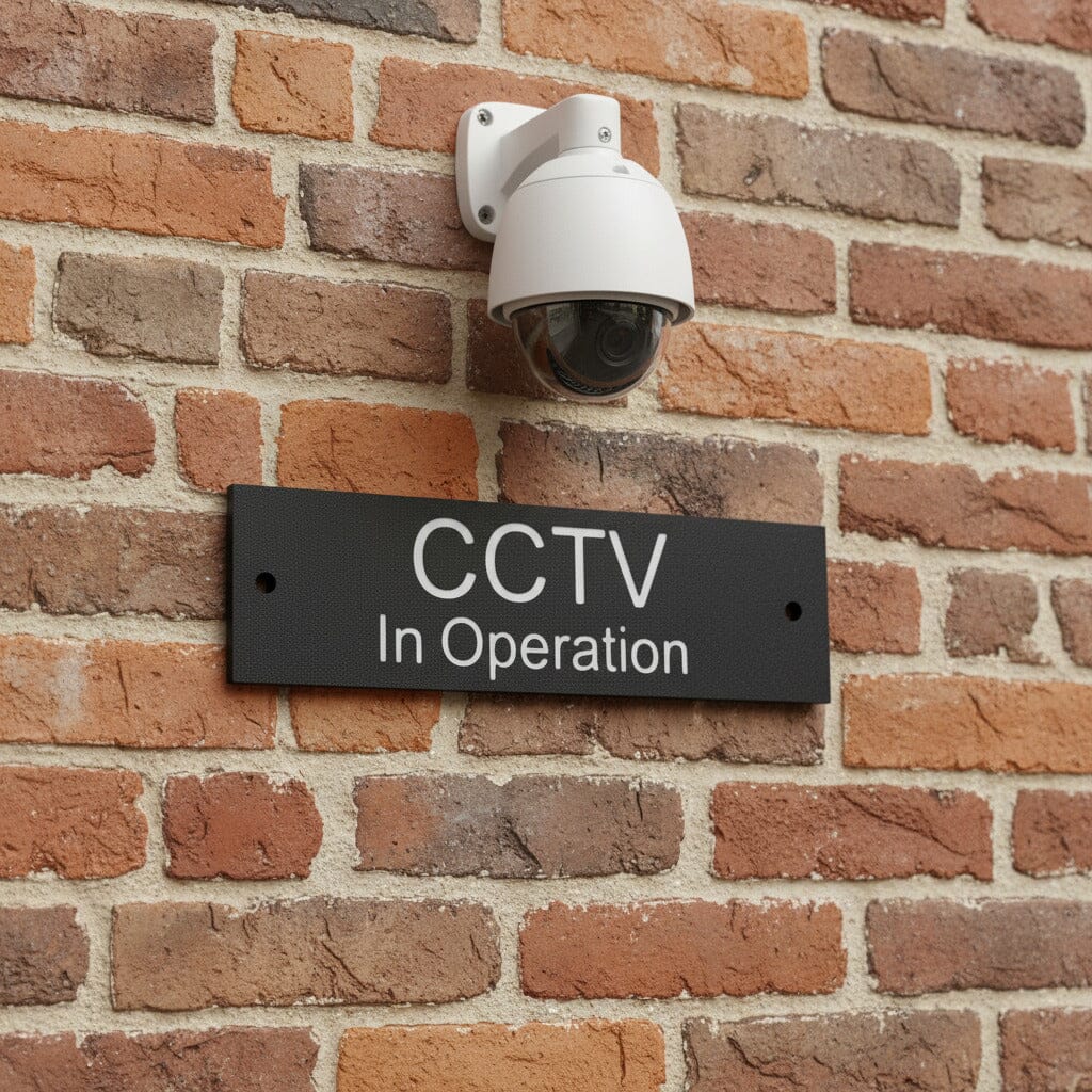 CCTV Sign Gate Signs www.HouseSign.co.uk 