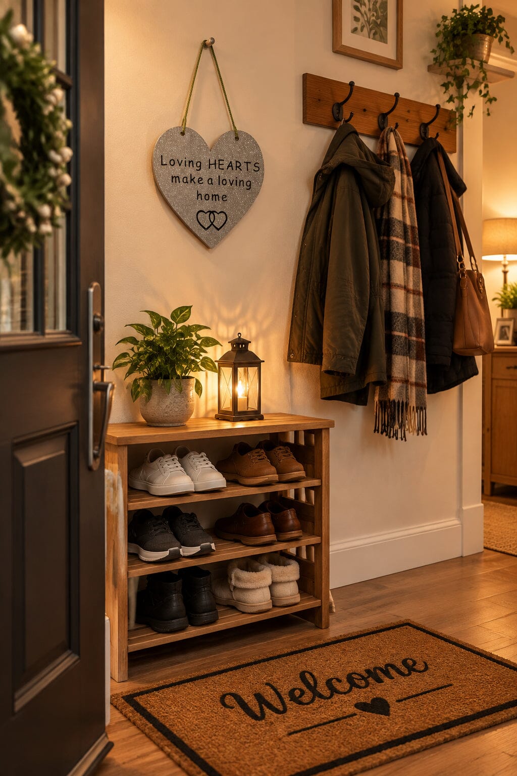 Loving HEARTS make a loving home Gifts www.HouseSign.co.uk 