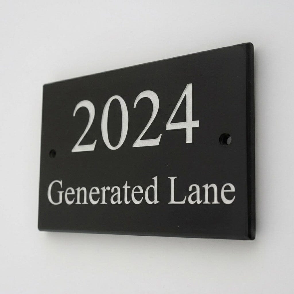 Natural Slate House Sign 10"x8" Slate Sign www.HouseSign.co.uk 
