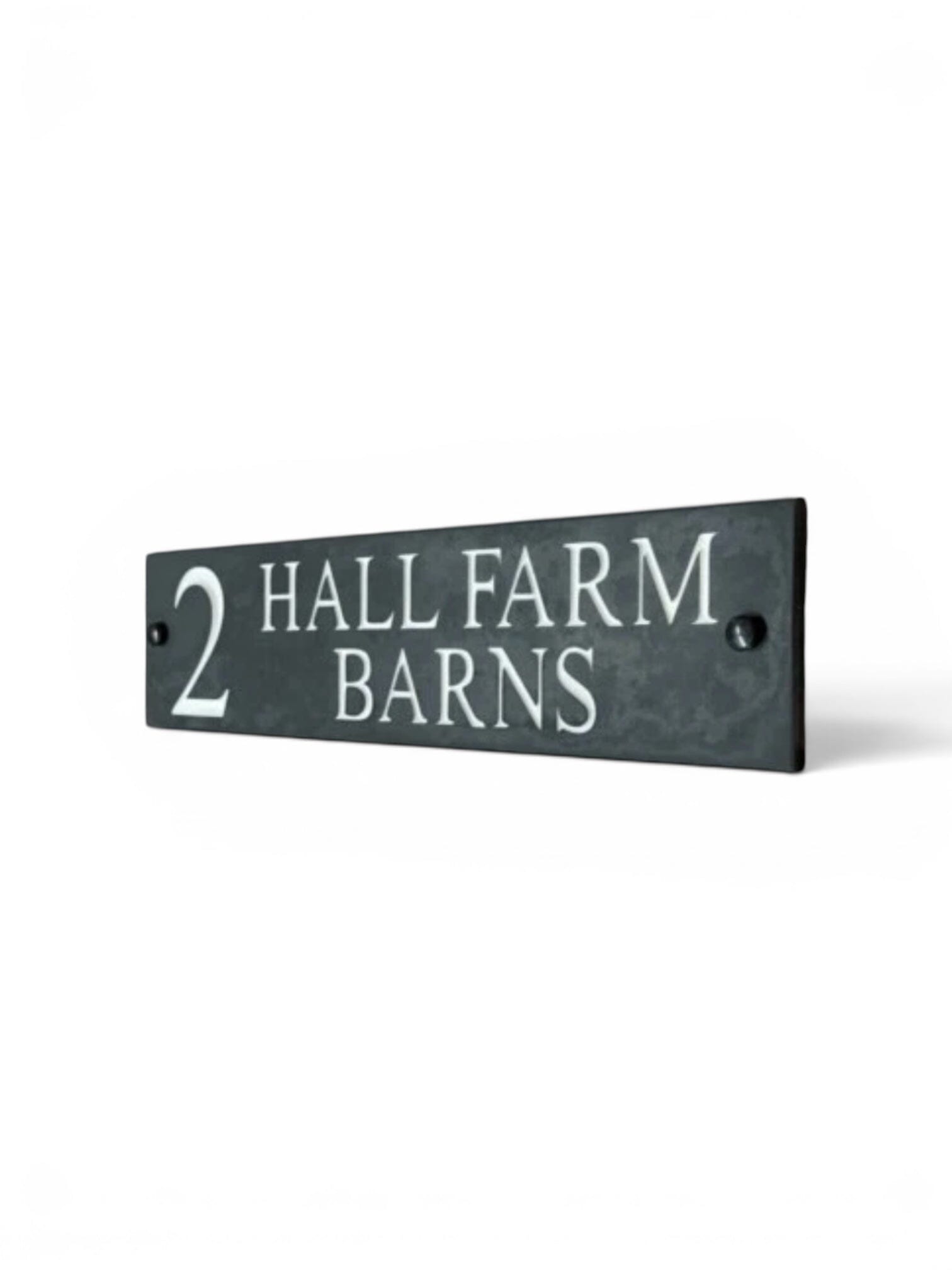 Natural Slate House Sign 16"x4" Slate Sign www.HouseSign.co.uk 