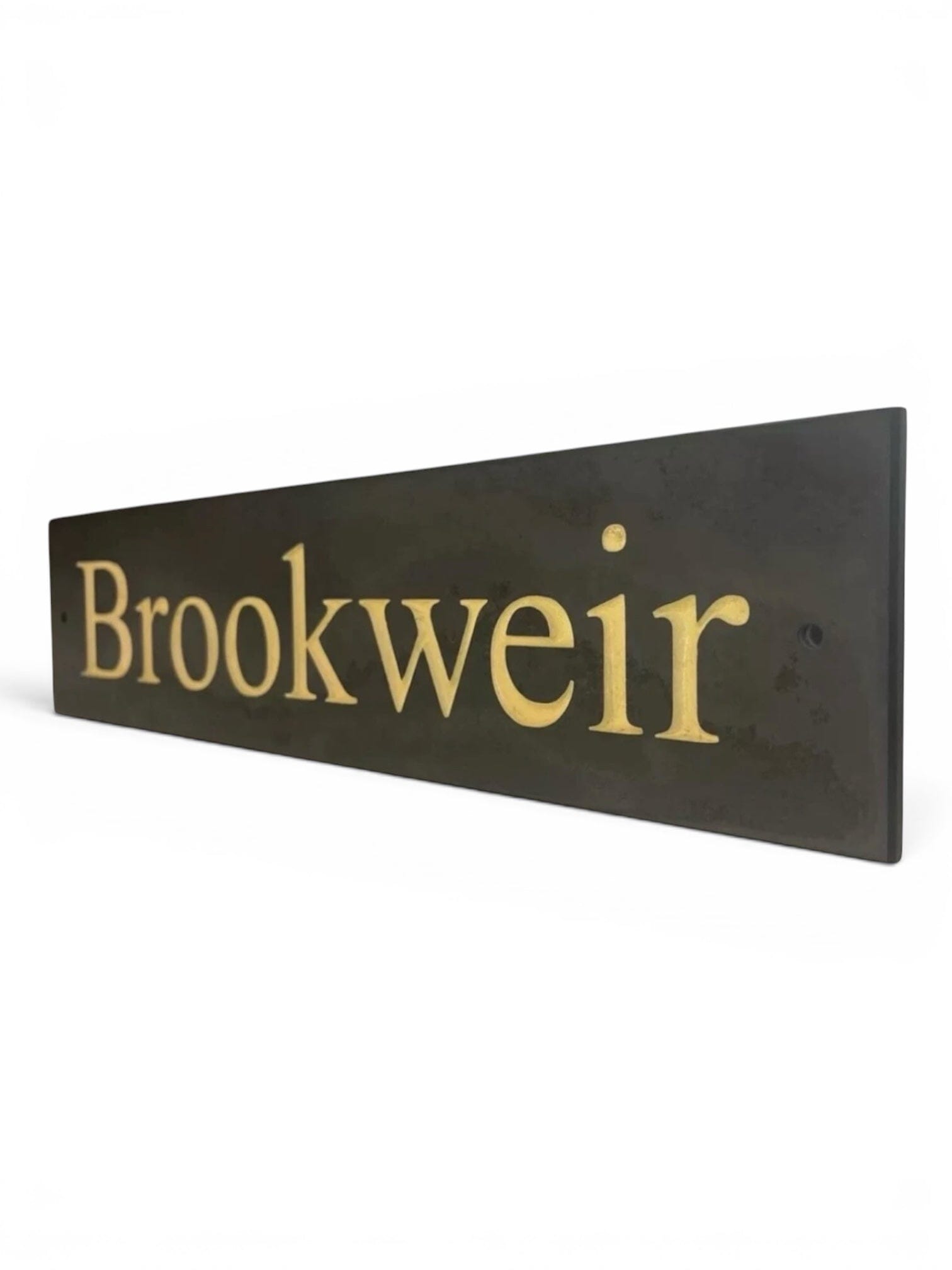 Natural Slate House Sign 16"x4" Slate Sign www.HouseSign.co.uk 
