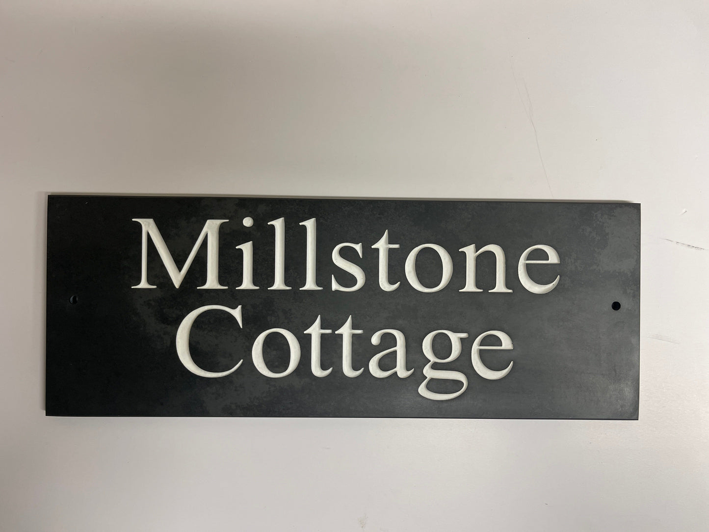 Natural Slate House Sign 16"x6" Slate Sign www.HouseSign.co.uk 