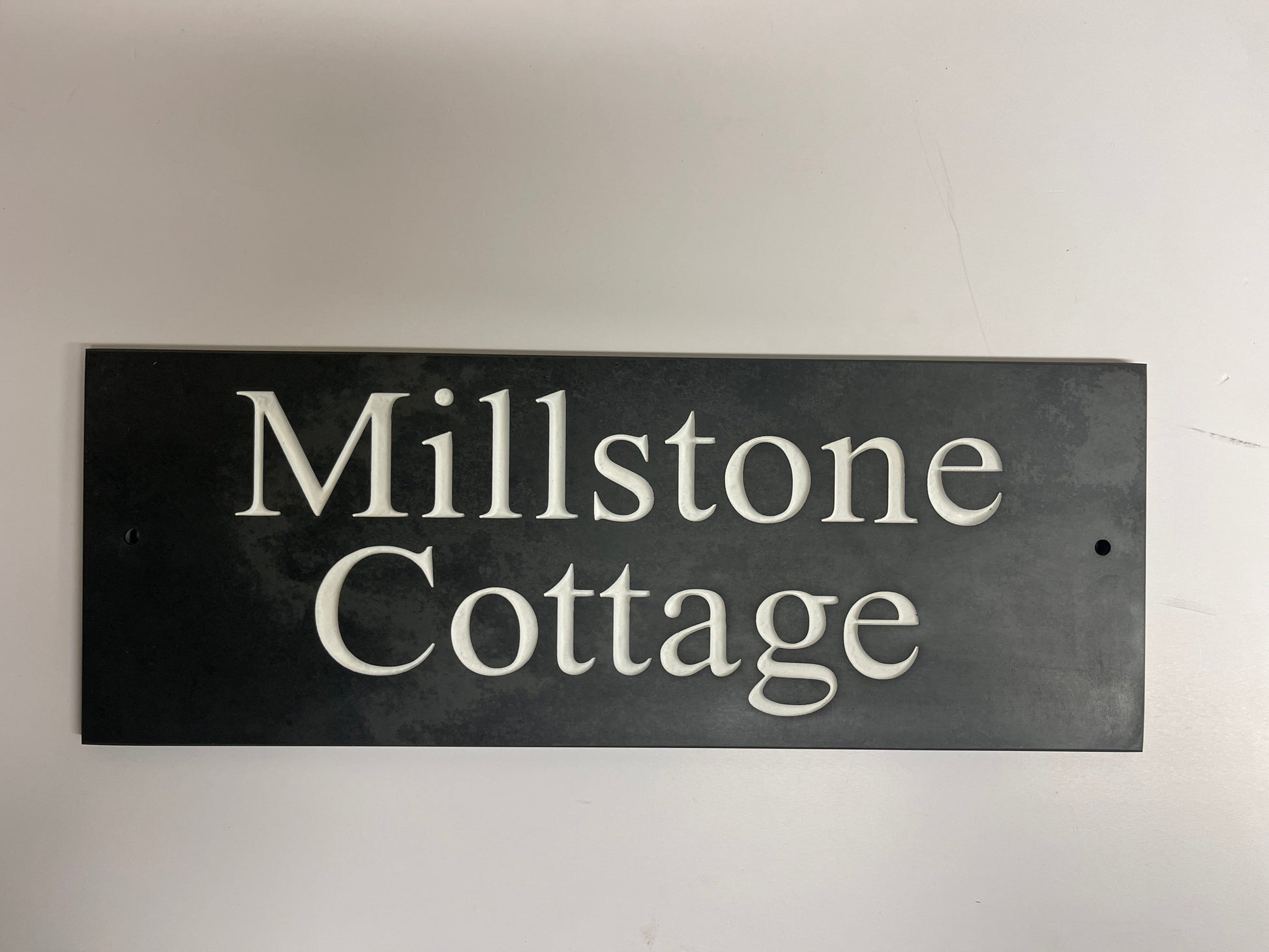 Natural Slate House Sign 16"x6" Slate Sign www.HouseSign.co.uk 