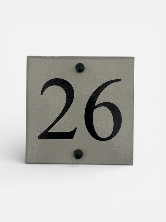 Number Sign 15cm x 15cm www.HouseSign.co.uk 