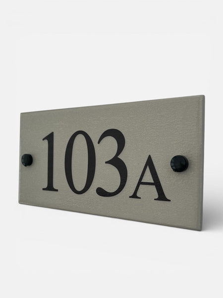 Number Sign 20cm x 10cm www.HouseSign.co.uk 