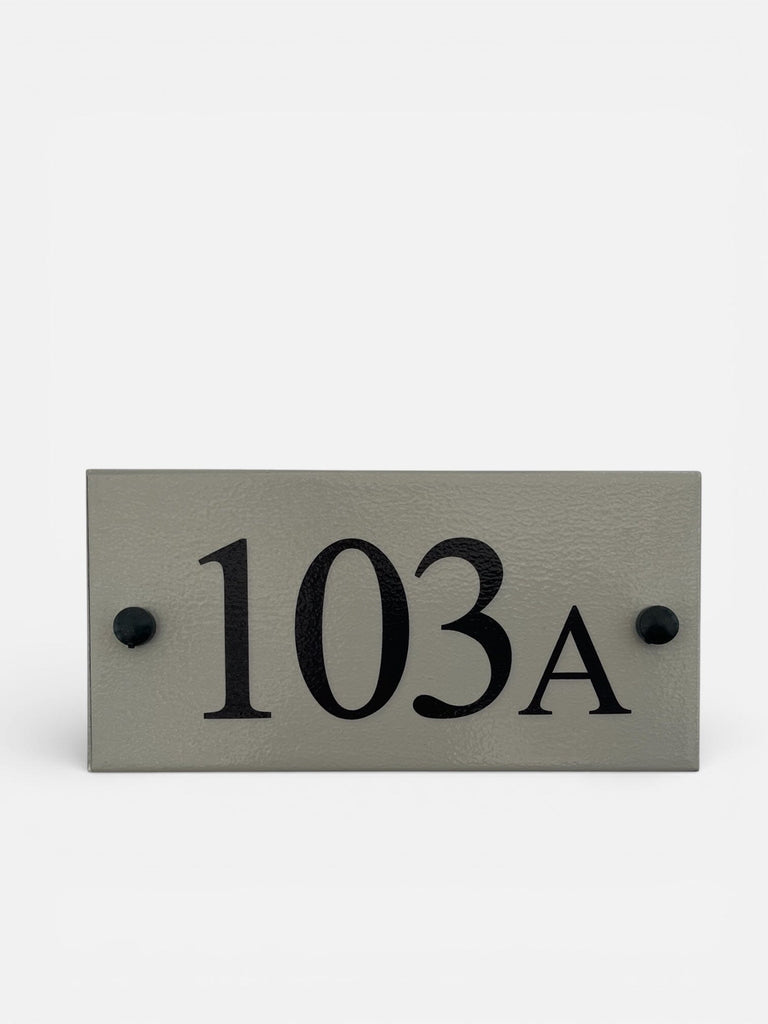Number Sign 20cm x 10cm www.HouseSign.co.uk 
