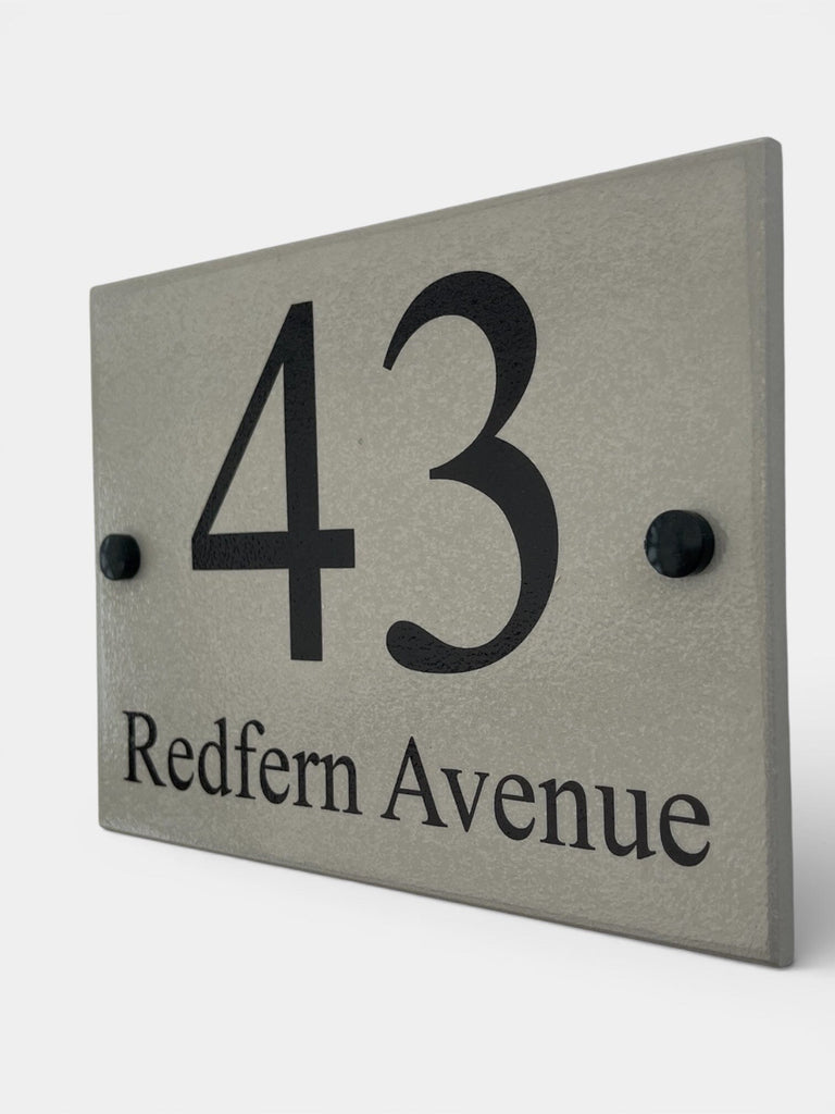 Number Sign 20cm x 15cm www.HouseSign.co.uk 