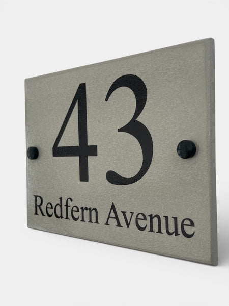 Number Sign 20cm x 15cm www.HouseSign.co.uk 