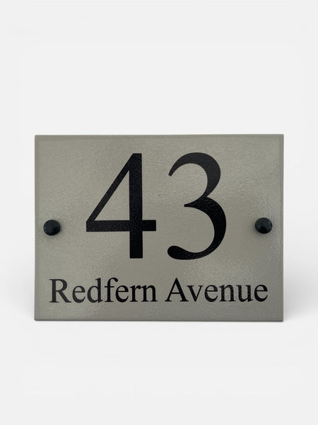 Number Sign 20cm x 15cm www.HouseSign.co.uk 