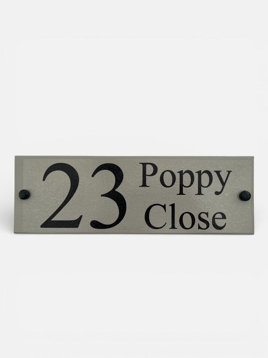Number Sign 30cm x 10cm www.HouseSign.co.uk 