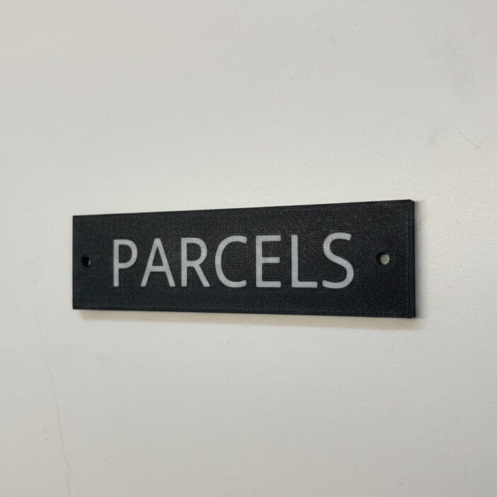 Parcels Sign Gate Signs www.HouseSign.co.uk 