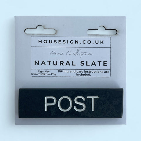 POST 125mm x 35mm Gate Signs www.HouseSign.co.uk 