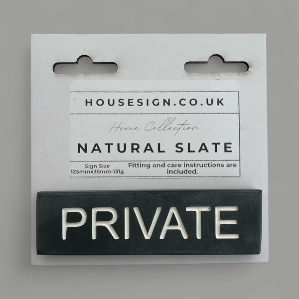 PRIVATE 125mm x 35mm Gate Signs www.HouseSign.co.uk 