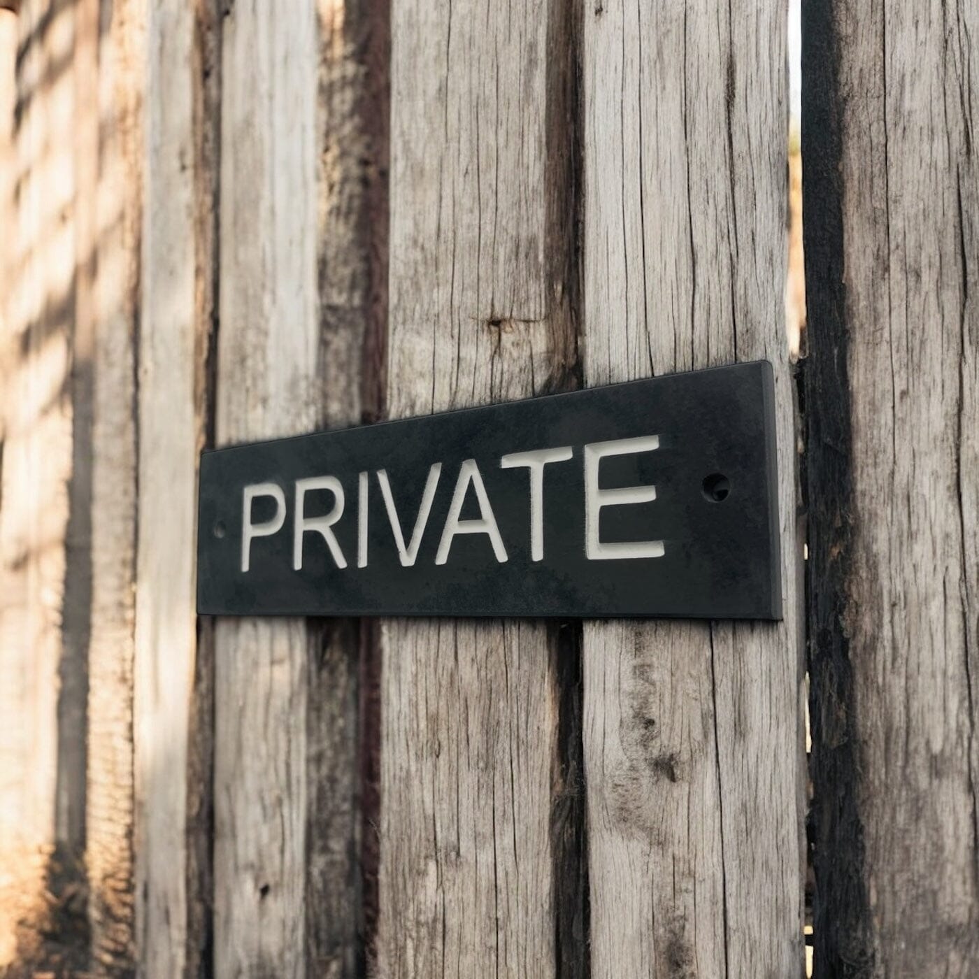 PRIVATE 20cm x 6cm Gate Signs www.HouseSign.co.uk 