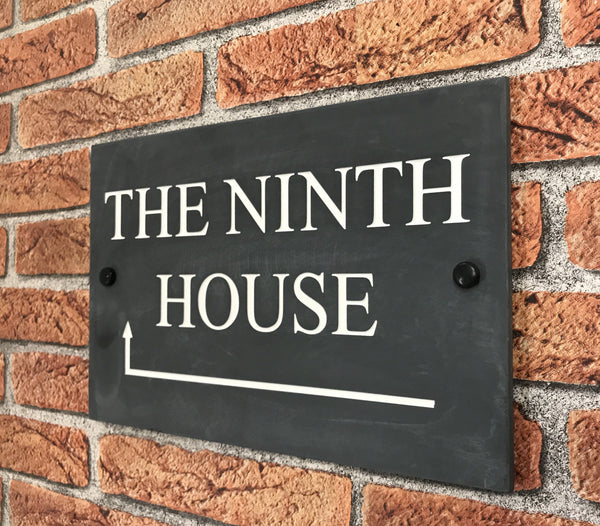 12"x8" = (30cm x 20cm) Natural Granite House Sign Granite House Signs www.HouseSign.co.uk 