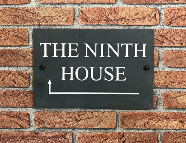 12"x8" = (30cm x 20cm) Natural Granite House Sign Granite House Signs www.HouseSign.co.uk 