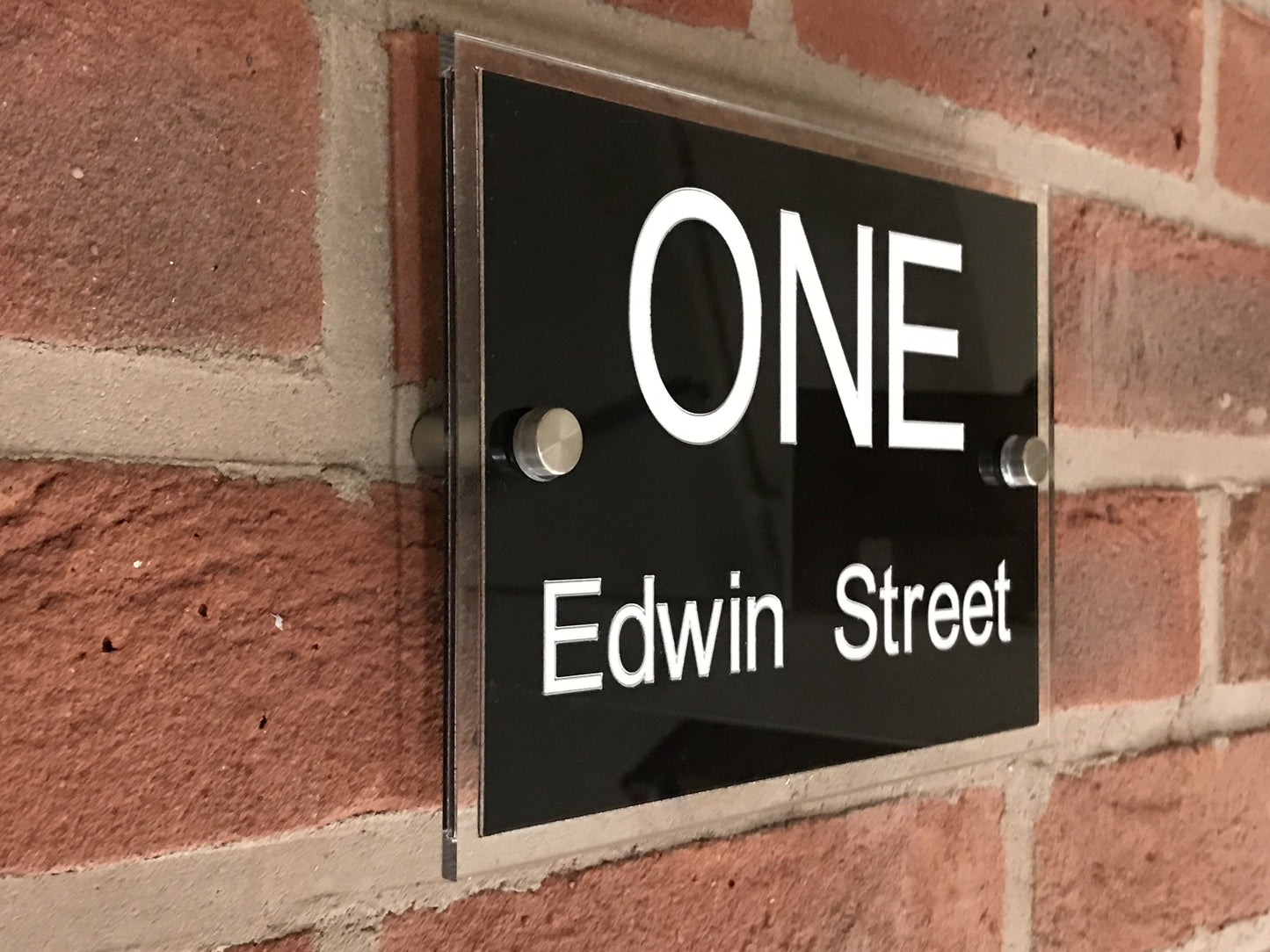 20cmx14cm Acrylic Sign Acrylic House Signs www.HouseSign.co.uk 