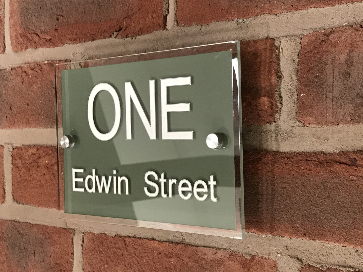 20cmx14cm Acrylic Sign Acrylic House Signs www.HouseSign.co.uk 