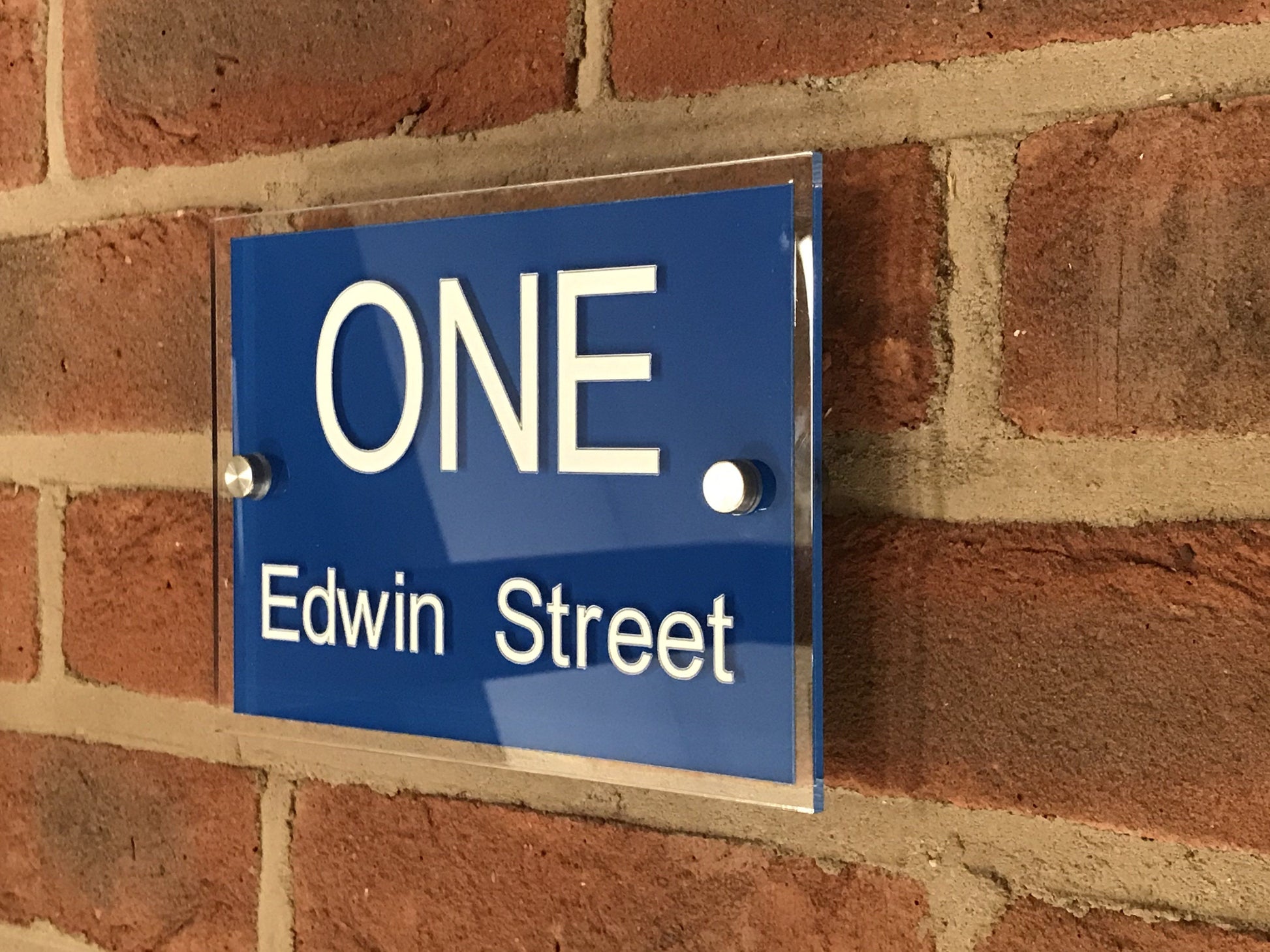 20cmx14cm Acrylic Sign Acrylic House Signs www.HouseSign.co.uk 
